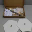 SINBEE Balloon Arch Stand, Balloon Arch Kit of 2, 7 Feet Height Adjustable Metal Balloon Column Stand for Party Decorations Wedding Birthday, Graduation Party Decoration, Baby Shower, Silver