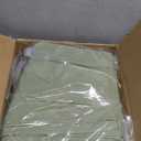 Tounosnt 14 Pcs Outdoor Patio Cushion Covers, Replaceable Waterproof Furniture Covers, Outdoor Non-Slip Covers with Zippers, Couch 3 Sizes, Covers Only, Light Green