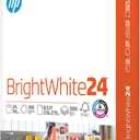 HP Papers | 8.5 x 11 Paper | BrightWhite 24 lb |1 Ream - 500 Sheets| 100 Bright | Made in USA - FSC Certified | 203000R