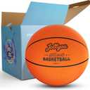 Silent Basketball Size 7 (29.5"), Airless Indoor Basketball for Quiet Dribbling Training, High-Bounce Foam Ball in Gift Box, Non-Compressed Packaging