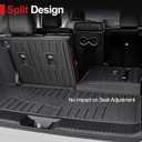 Cargo Mat for Honda Pilot 2023-2025 2026, All Weather TPE Cargo Liner with Backrest Mat Interior Protection for Honda Pilot TrailSport Touring Elite EXL Black Edition Accessories