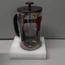 Veken French Press Coffee Maker 34oz,Thickened Borosilicate Glass Stainless Steel Brewer,No Plastic Touching Cafe,Cold Brew Cafetera Teapot for Kitchen Travel Camping,Gift,Bar Accessories,Dark Pewter