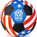 in The House Soccer Ball - Indoor Size 4 Padded Soccer Ball for Girls (Ages 3+), Boys (Ages 3+) & Adults - Bring Soccer Practice Home - Perfect for Juggling - Gift for Soccer Player