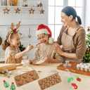 Christmas Silicone Mold Chocolate Fondant Candy 14 Cavity 3D Mold Gummy Mold for Party Mousse Cake Baking Cupcake Topper, Jello, Dog Treats 2 Pcs