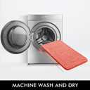 MIULEE Living Coral Bathroom Rugs, Soft Absorbent Microfiber Bath Rugs Non Slip Quick Dry Fluffy Bath Mats for Bathroom Floor Tub Showers, Machine Washable, 20x30 Inch