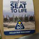 GCI Outdoor Roadtrip Rocker Camping Chair | Portable, Folding Rocking Chair with Solid, Durable Armrests, Drink Holder & Comfortable Extended Backrest — Hunter Green