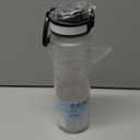 32oz Water Bottle with Chug Lid, Frosted & Clear Tritan BPA-Free, Leakproof, Wide Mouth, Portable Sports Water Bottle for Gym, Office, Travel, Outdoor (Transparent)