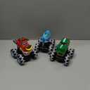 JOYIN 3 Pack Monster Truck Toy - Motion Activated Light Up Cars for Toddlers - Monster Glow Rover LED Wheels - Baby Boy Toys - Press and Go Dinosaur Trucks for Kids Boys Birthday Gifts for Christmas