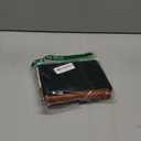 cygnus Set of 2 Faux Leather and Linen Throw Pillow Covers 16x16 Inch Black and White Modern Decorative Accent Cushion Covers for Couch Sofa