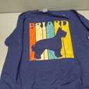 Vintage Sweatshirt Gift For Briard Dog Lover Sweatshirt, Large