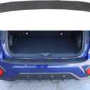 Rear Bumper Cover Protector Trim Compatible with Subaru Crosstrek 2024-2026Scratch Resistant Trunk Door Entry Guards Trunk Door Sill Cover Scuff Plate Strip Protection Accessories (Black A)