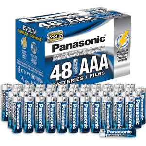 Panasonic Energy Corporation LR03XE/48PC Platinum Power Long Lasting AAA Alkaline Battery, 48 Pack