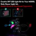 LocoLee Touch Version LED Light Kit Compatible with Lego 10375 How to Train Your Dragon: Toothless (NO Model, Only Light kit), Light Compatible with Lego 10375 -NO LEGO's with Light Kit