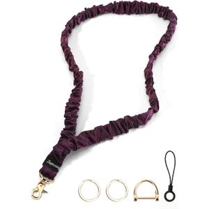 Zugzwang Stretchy Scrunchie Lanyard for ID Badges & Keys - Teacher Lanyard, Cute Elastic Necklace for Women, Nurses