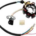 8 Coil Magneto Stator Plate for CG 125cc 150cc 200cc 250cc ATV Quad Dune Buggy Dirt Pit Pro Trail Bike Go Kart