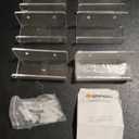 Shelf Wall Mount - 6 Pack 4-inch Clear Acrylic Holder Display Rack - Art for The Collector