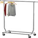 Simple Houseware Supreme Commercial Grade Clothing Garment Rack, Chrome