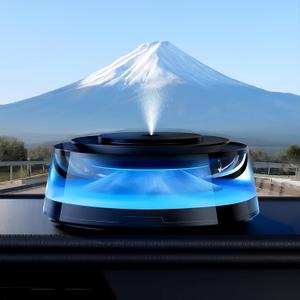 Smart Car Air Freshener - Portable for Home & Car, Smart Sensor Auto On/Off, Timer Settings - Ocean Breeze & Fresh Linen Scents (6 Colors)