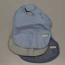 KeaBabies 3-Pack Waterproof Baby Bibs for Eating - Lightweight Toddler Feeding Bibs with Large Food Catcher, Mess Proof, Food-Grade Baby Eating Essentials, Easy to Put On & Clean (Ocean)