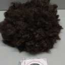 karlery Adult Men Women Afro 70s 80s Curly Dark Brown Wig Rocker Party Wig California Halloween Costume Wig