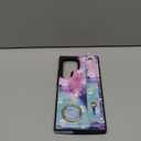 Petitian for Samsung Galaxy S24 Ultra Case with Wallet - Women Girls Cute Girly Aesthetic Unique Design with Leather Credit Card Holder Cardholder Stand Wristband for S24 Ultra, Paw Purple