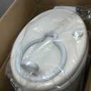 Ubbi Stainless Steel Diaper Pail, Odor Locking, No Special Bag Required, Award-Winning, Registry Must-Have, Matte Ivory