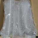 50 Pack Disposable Plastic Martini Glasses for Parties, 5 Oz Crystal Clear Cocktail Cups for Wedding Party Bowl Wine Ice Cream Fruit, Bars and Home Entertainment | Crystal Clear & Lightweight