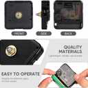 SUPVOX Quartz Clock Movement Replacement DIY Clock Mechanism Repair Part Accessory Silent Battery Operated Motor