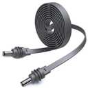 Flat Starlink Mini DC Power Cable 16.4FT/ 5M 18AWG for Window Passthrough | Ultra-Thin Anti-Pinch Waterproof Replacement Cord, Ideal for RV, Van, Truck, Camping & Outdoor All-Weather Use