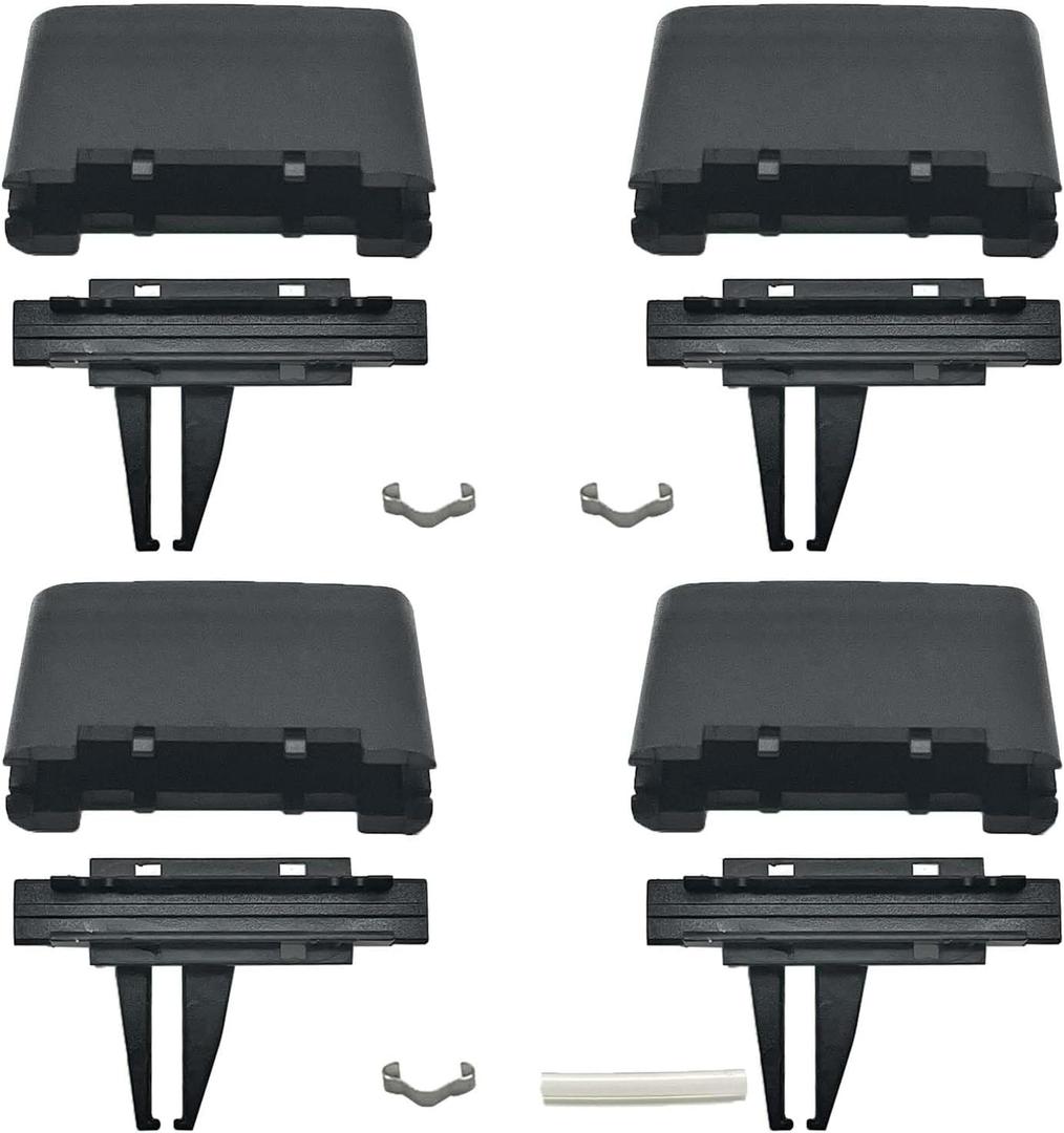 A/C Air Vent Outlet Tab Clip Kit Compatible with Mercedes-Benz W166 ML350 GL350 GL450 4pcs Rear Row Left Right Front Center Control A1668300254