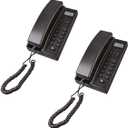 Intercoms Wireless for Home, Hands-Free Home Intercom Systems,Room to Room Intercom 3280ft Long Range,Easy to Use Intercoms for Office Cordless Phones (2 Pack,Black)