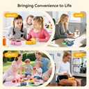 VZZNN 8 Pack Reusable Silicone Snack Containers with Lids - 2 Compartments Bento Snack Box (4 Colors) for School, Office and Picnic Ideal Portable Small Food Storage Box