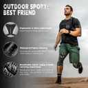 koculemi Outdoor Sports Chest Bag for Men, Chest Vest Holster Fits Most Pistols, EDC Travel Chest Pack for Running, Hiking