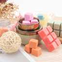 2 x UCC Plant Based Natural Wax Melts, Long Lasting Premium Soy Scented Melts Cubes, Wax Melts Tarts, Colored Wax Melt 4 Pack (French Cade & Lavender)