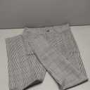 Shell Women's Printed Pants Casual Plaid Ankle Skinny Size 32