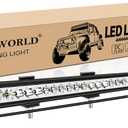 SKYWORLD Single Row Car led Light bar, 29 inch 90W 9000LM Spot Flood Combo Beam Work Driving Offroad Bar Lamp for 4x4 Off Road Truck SUV UTE ATV 4x4 Boat Tractor, IP67 Waterproof 6000K White