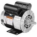 2 HP SPL Air Compressor Motor, Single Phase Electric Motor, 3450 RPM 115/230V, 56 Frame 5/8 Keyed Shaft 60 HZ
