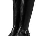 Blondo Women's Verona Waterproof Comfortable Knee-High Boot, Black Stretch, 7