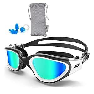 POLARS DESIGN Swim Goggles, Polarized Swimming Goggles Anti-fog for Adult Men Women