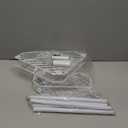 HuggieGems 3 Tier Floor Standing Corner Shower Caddy Organizer Shelf with Hooks, Bathroom Shelves Stand Rack, White