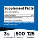 Nutricost Micronized Creatine Monohydrate (3,000mg) 500 Capsules