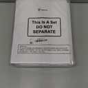 Fulmoon 320 Pieces 3 Ring Binder Dividers with Tabs 40 Sets 8 Tab Dividers for 3 Ring Binders Letter Size 3 Hole(White)