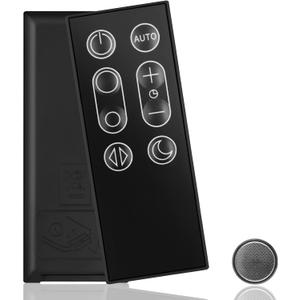 967400-01 Replacement Remote Control for Dyson Pure Cool Link DP01 DP03 TP02 TP03 Purifying Fan (with Magnetic/Black),Compatible with Dyson Fan Remote Replacement