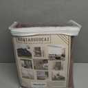 KEQIAOSUOCAI Rust Linen Blackout Curtains for Bedroom 84 Inch Length 2 Panels Set Boho Fall Decor Back Tab Pocket Hook Belt Brick Rust Textured 70s Curtains for Living Room W50 x L84 Terracotta