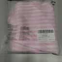 Women's 2 Piece Striped Satin Pajama Set Camisole Tops and Shorts Soft Loungewear Sets (Pink, L)