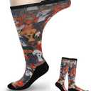 YOKEEP Diabetic Socks for Women & Men Extra Wide, Over The Calf Non Binding Diabetic Lymphedema Neuropathy Edema Swollen Feet Cast Boot Socks Bariatric for Women Men