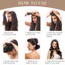 Heatless Curlers, No Heat Hair Curlers to Sleep In for Overnight Curls, Comfortable Hair Curlers to Sleep In, Overnight Heatless Curling Kit with Satin Headscarf, For All Hair Types - 4Pcs Orange