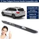 90810-9PG0A Rear Tailgate Chrome Handle Garnish Finisher Molding Compatible with 2013-2019 Nissan Pathfinder,Rear Liftgate Handle Replace# 90810-3KA0A
