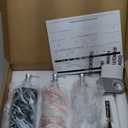 3-in-1 Shampoo, Conditioner, and Body Wash Dispenser - 3 x 17oz/500ml Shower Dispenser 3 Chamber No Drill - Soap Bottles, Wall Mounts, Adhesive Strips, Pump, Funnel - Wall Mounted Shampoo Dispenser (Marble)