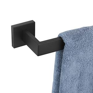 KOKOSIRI 16-Inch Single Towel Bar, Bathroom Kitchen Towel Holder, Wall Mounted SUS304 Stainless Steel Towel Rack, Matte Black, B4003BK-L16 KOKOSIRI 16-Inch Single Towel Bar, Bathroom Kitchen Towel Holder, Wall Mounted SUS304 Stainless Steel Towel Rack, Matte Black, B4003BK-L16